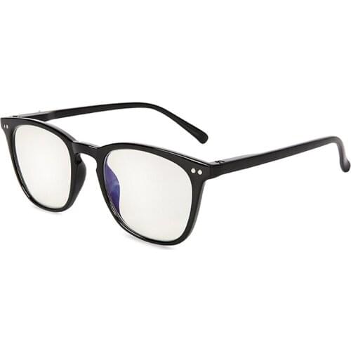 New Square Rivets Men Blue Light Blocking Reading Glasses Magnifier Women Computer TE Protective Glasses with Diopters 0,+1.0~+3