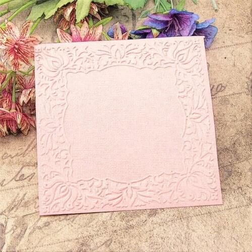 PANFELOU Easter The pattern border Embossing folders Plastic For Scrapbooking DIY Template Fondant Cake Photo Album Card Making
