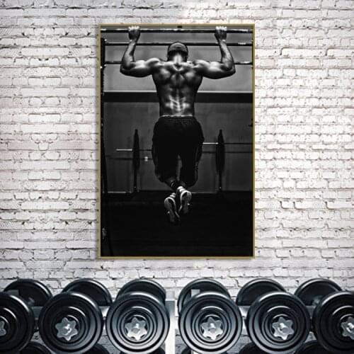 Posters and Prints Room Decor Canvas Paintings Wall Art Bodybuilding Character Poster Man Muscle Mural Modern Indoor Decoration
