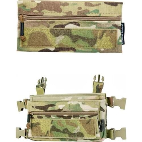 Attached Pouch for Tactical Chest Hanging Transverse Tactics Vest V3 Micro Bag For MK3 MK4