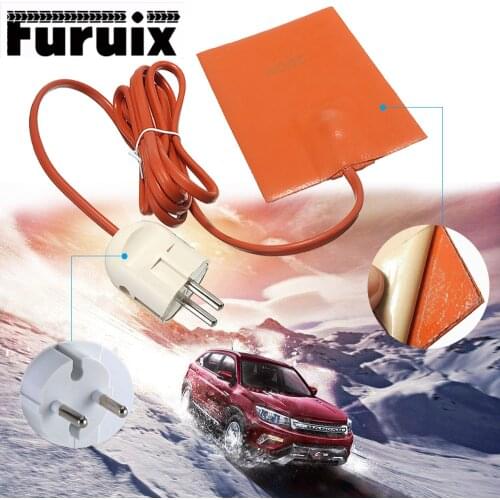 250W Silicone oil heating Pad Engine Car Engine Oil Pan Sump Tank Heater Pad Oil Tank Wear Protect With EU Plug 220-240V