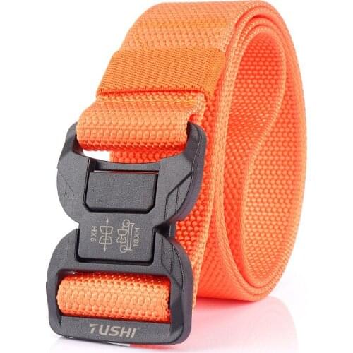 Alloy Buckle Tactical Belt Leisure Belt Quick Dry Elastic For Fishing Hunting Multi Function Quick Release Male Waistband