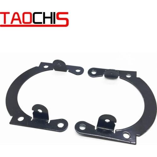 TAOCHIS Fog light Universal Bracket Adapter Frame For M6 2.5 3.0 inch Fog lamp bi xenon Projector Lens Modify Screws Nuts