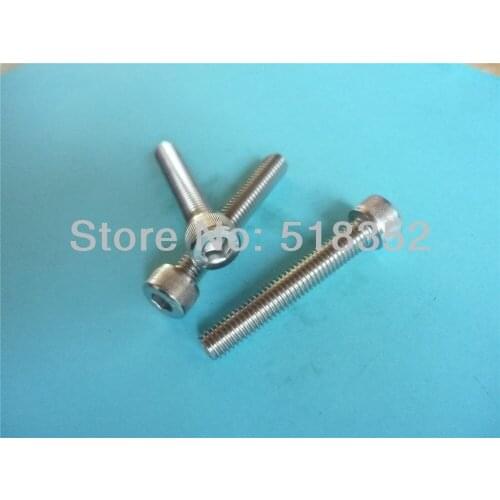 M6 x 35/ 40mm DOUBLE SHENG 304 Stainless Steel Screw with Cylinder Head Inner Hexagon for EDM Wire Cutting Machine Accessaries