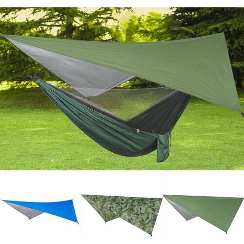 Waterproof Large Lightweight Camping Tent Tarp Shelter Hammock Rain Fly Cover