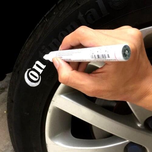 Waterproof Pen Car Tyre Tire Paint Marker Pen for Kia Rio K2 K3 5 Sportage Ceed Sorento Cerato Soul Buick Hyundai Tucson I30