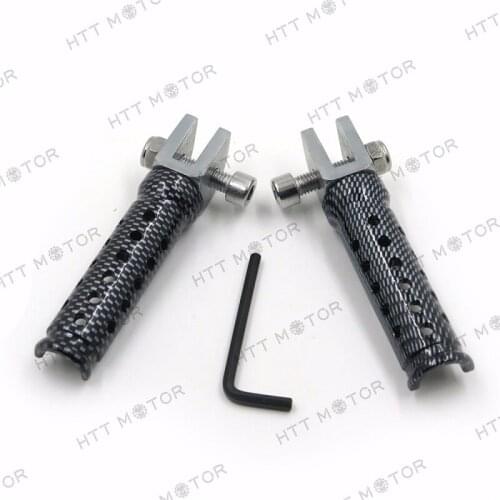 Aftermarket Motorcycle Parts Carbon Foot Pegs For yamaha FZR 600 XJ 600S YZF 600R 750R 1000 FZS1 FZ-1 R1 R6 CARBON FIBER