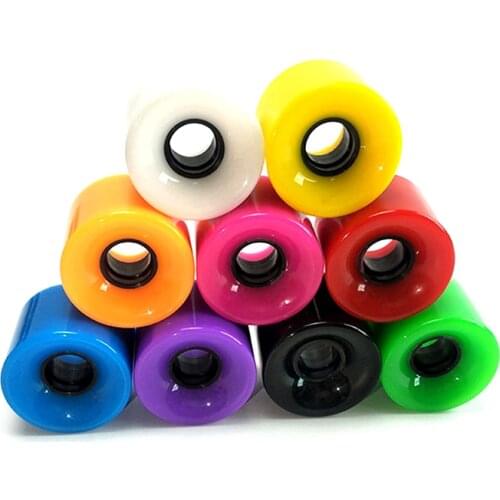 4pcs/set Cruiser Skateboard Wheels Blank Pro 60X45 mm Longboard Wheel fit 22 Inch Plastic Backpack Skate Board