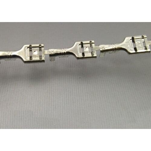 5000pcs 250 square Female Spade Crimp Terminals Sleeve Wire Wrap 6.3mm reel cable connector terminal