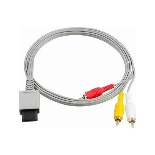 Audio Video AV Composite 3 RCA Cable for Nintendo Wii / Wii U