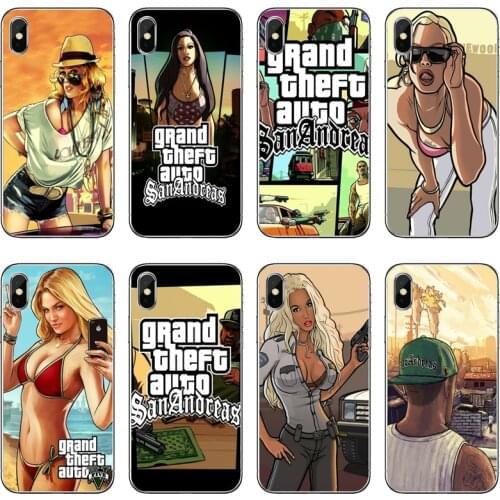 Accessories Phone Case For iPhone 11 Pro XS Max XR X 8 7 6 6S Plus 5 5S SE 4S 4 iPod Touch 5 6 GTA Grand Theft Auto San Andreas