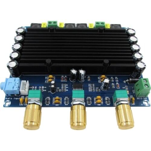 DC 12V 24V TPA3116 150w + 150w 2.0 Dual-channel stereo HIFI Digital Audio Amplifier Board TPA3116D2 Amplificador