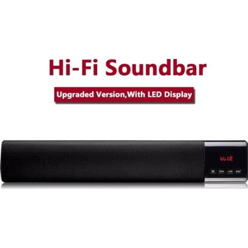 Home TV Bluetooth Soundbar Portable Wireless Speaker Powerful 3D Stereo Column Music Center Home Theater System For the Computer