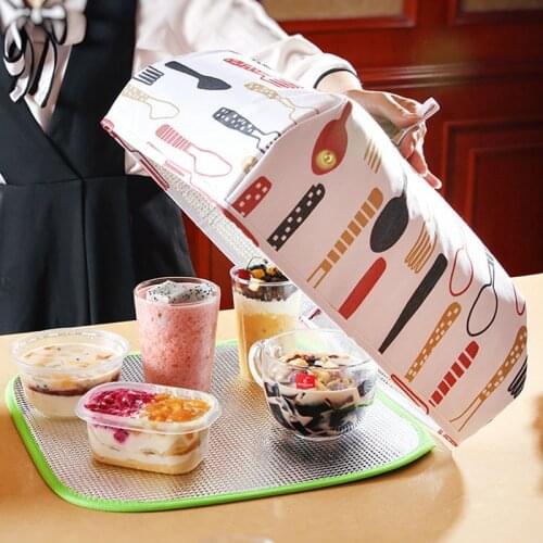 Food Insulation Cover Aluminum Foil Dish Cover Large Food Warm Cover Kitchen Food Dust Cover Multi-Function Household Dust Cover