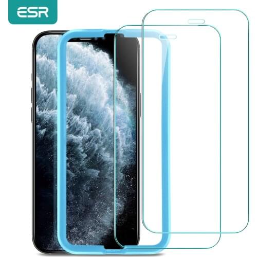 ESR Screen Protector for iPhone 12 High Sensitive Full Cover Tempered Glass for iPhone 12 Mini/12 Pro Max Protective Film Glass