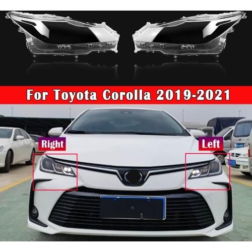 Headlight Cover For Toyota Corolla 2019 2020 2021 Auto Replacement Lens Auto Shell Lampshade Glass Lampcover Lampshade Caps