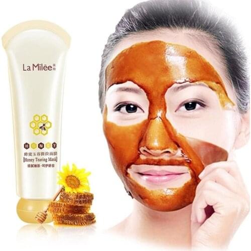 Honey Tearing Mask Peel Mask Oil Control Blackhead Remover Peel Off Dead Skin Clean Pores Shrink Care Face Skincare Mask
