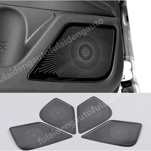 4pcs For Nissan Teana Altima 2019-2020 stainless steel Inner Door Speaker Decor Cover Trim Car Styling accessories