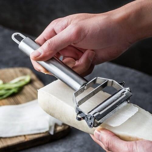 Stainless Steel Vegetable Peeler Double Blades Potato Peeler Cucumber Carrot Grater Slicer Shredder Cheese Grater Kitchen Tool