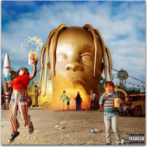 Posters and Prints Travis Astroworld 2018 Rap Music Album Cover Wall Art Poster Canvas Print Painting for Home Decor