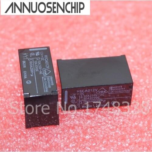 FTR-H1CA012V POWER RELAY 1 POLE-10 A LOW PROFILE TYPE Opening and closing 12V/10A / 5 pins relay H1CA012V