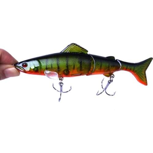 12.5cm 19g Sinking Wobblers Fishing Lure Jointed Swimbait 3Segment Artificial Bait Jerkbait Carp River Trolling Crankbait