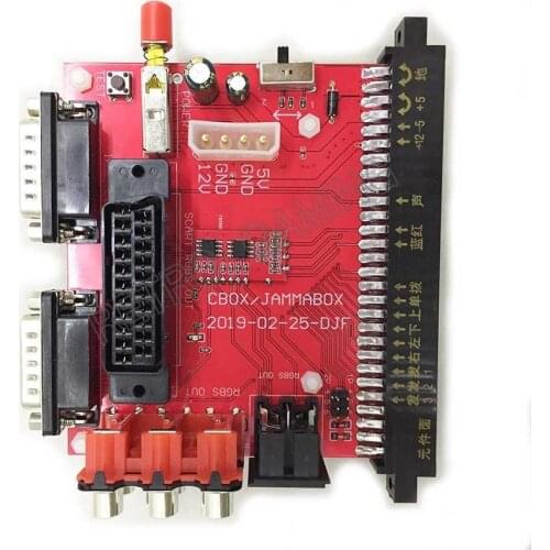 SNK Motherboard JAMMA to DB 15PIN Joypad Convert Board JAMMA CBOX Converter With SCART Output for Color monitor
