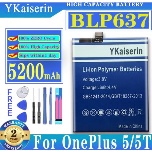 YKaiserin OnePlus 7T Phone Batteries