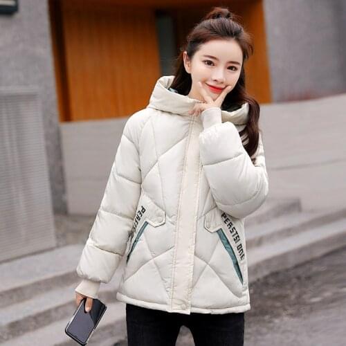 Cotton jacket womens short autumn and winter new style Korean loose cotton coat winter bread coat cotton coat