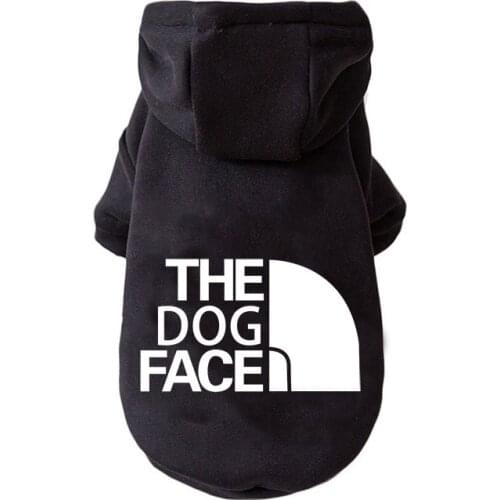 Pet Dog Hoodie Clothes for Labrador French Bulldog Coat Clothing Medium Large Dogs Fleece Warm Hooded Jacket Sweatshirt