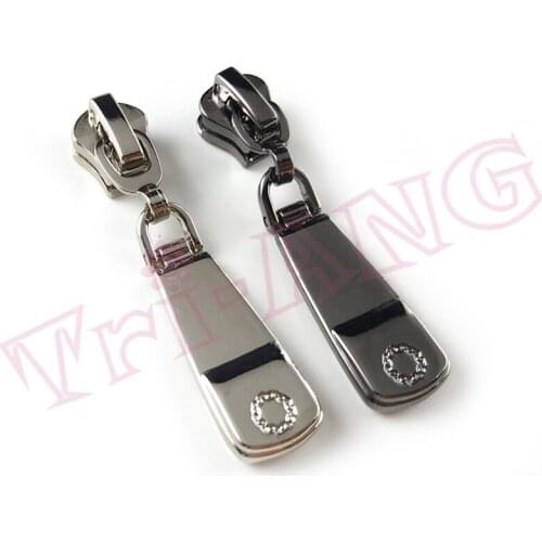 20pcs/lot, 2018 High Quality Silver and Gun Black Color 5# Zipper Sliders