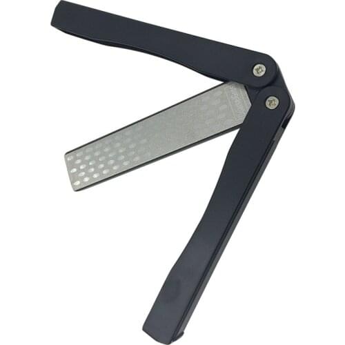 400 600 Grit Fan Shaped Diamond Whetstone Sharpening Rod Double-sided Outdoor Portable Sharpener Sickle, axe, sharp tool set