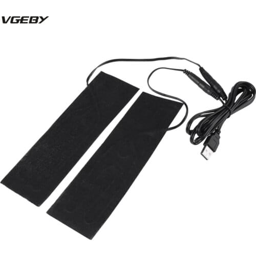 6*20CM Shoes Dryer Electric Heating Film Heater Pad Universal Heating Pad Seat Cover Boot USB Dehumidify Shoes Drier