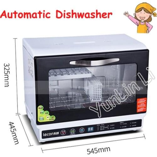 980W Automatic Dishwasher Household Desktop Disinfection and Drying Integrated Bowl Washing Machine LC-CXWJ001