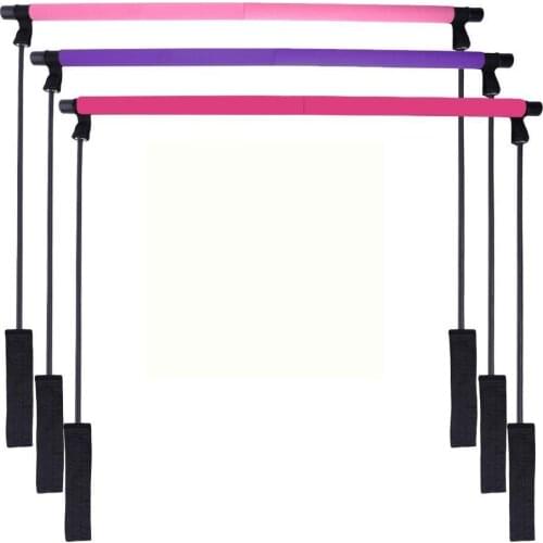 Yoga Crossfit Resistance Bands Exerciser Pull Rope Bar Equipments Stick Portable Elastic Bands For Fitness Workout Pilates Q2I4