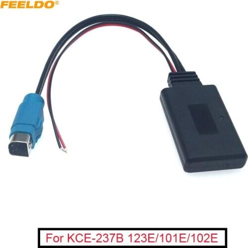 FEELDO Car Audio Radio Wireless Bluetooth Module Receiver Music AUX Adapter For KCE-237B 123E/101E/102E/105E/117J/305S AUX Cable