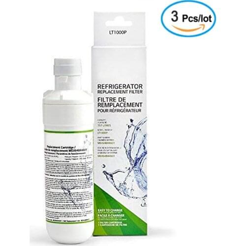 LT1000P Refrigerator Water Filter Replacement , Compatible with LG LT1000P, MDJ64844601, Kenmore 46-9980, 9980 3 Pack