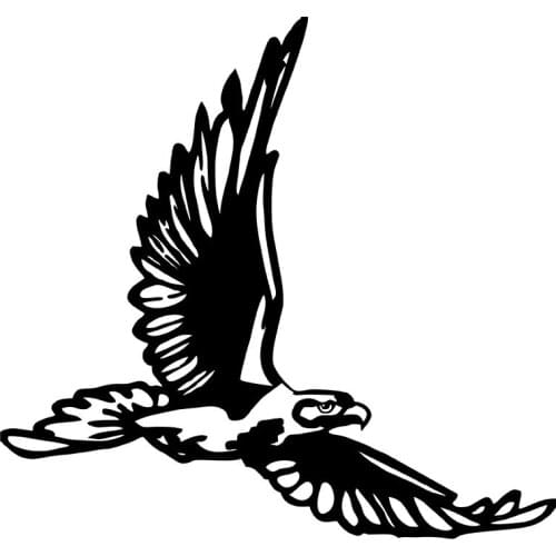 MIGNATIS - Sharp-Looking Winged Eagle Sticker Adhesive Mural Art Decal For Car Window Loptop Decoration Vinyl Stickers Waterproo