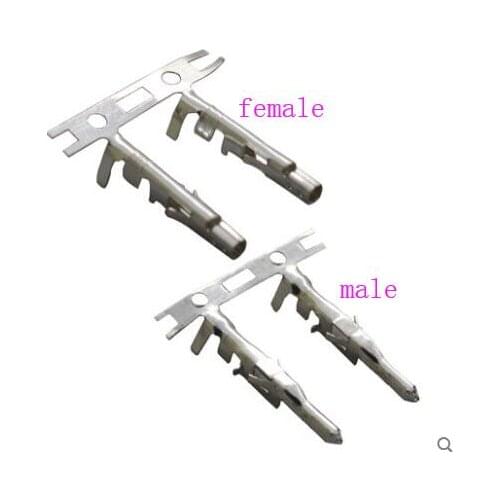 200ps Micro Mini 4.2mm 5557 5559 female & Male Crimps Terminals