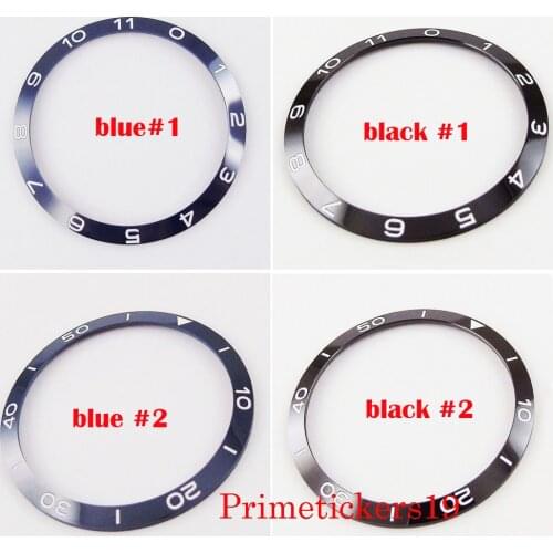 New CORGEUT 39.2mm ceramic watch bezel insert black/blue color fit 41mm corgeut automatic men wristwatch