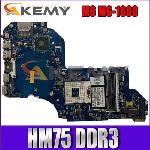 QCL50 LA-8713P For HP Pavillion M6 M6-1000 HM75 Notebook Mainboard 686928-001 686928-501 SLJ8C DDR3 Laptop Motherboard