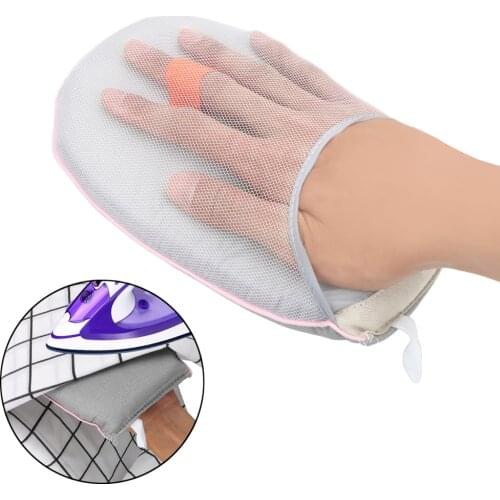 Hand-Held Heat Resistant Glove Sleeve Ironing Board Mini Ironing Pad For Clothes Garment Steamer Iron Table Rack