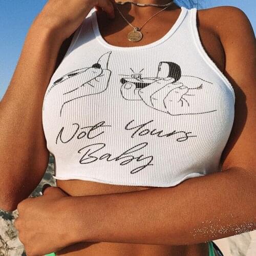 Sexy Hollow Out Bandage Crop Tops Women Cute Tops Tank Top Women Summer Short Print Camis Knitting Club Tops 2021 Clothes