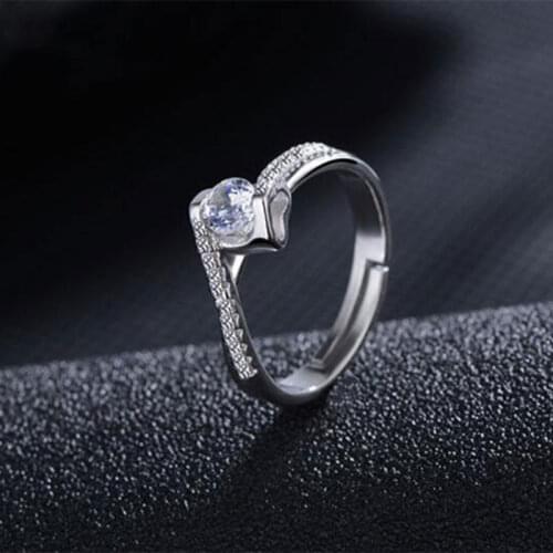 925 Sterling Silver Promise Engagement Finger Rings for Women AAA Zircon Stone Infinite Ring Jewelry S-R202