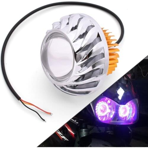 Motorcycle LED Headlights Angel Eyes 34W 2000LM Hi/Lo/Strobe Beam Lamp For BMW F800GS F800GT F800S F800ST Adventure F800 GS/GT/R
