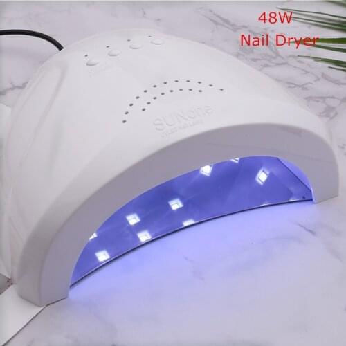 Brand New SUNone 48W/24W LED UV Lamp Nail Dryer Polish Machine For Curing Gel Polish Art Tool Light 5S/30S/60S Timer