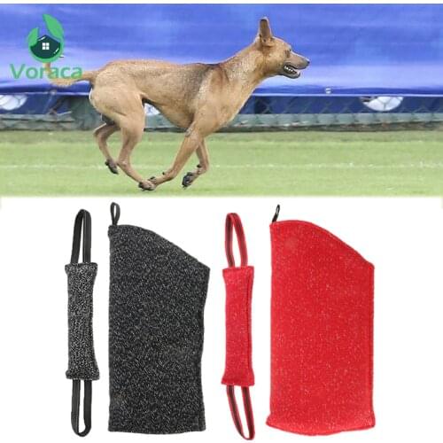 1pc Durable Dog Bite Arm Protection Sleeves Sleeve Pet Bite Tug Stick Toy 2 Rope Professional Training Supplies Outdoor Home