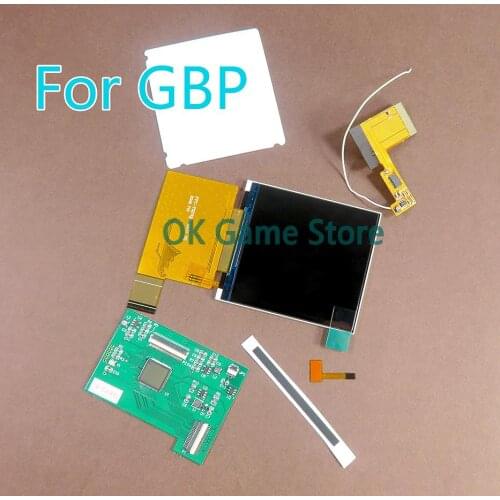 1set New High Light LCD Screen For GBP Brighter Backlit Kit For GameBoy Pocket GBP Controller Modification Use Bright Screen