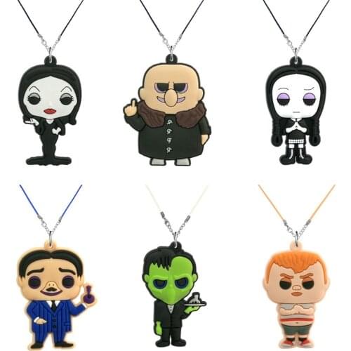1pcs Cartoon Pendant Necklace CuteRope Chain Lovely Fashion Trinkets Jewelry Accessories Party Gifts