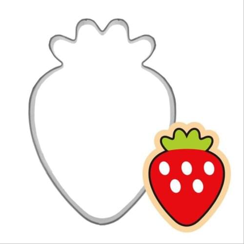 1pcs patisserie reposteria Strawberry Cookie Cutter Fondant Cake Decor Tools Cupcake Biscuit Pastry Paste Mould Kitchen Bakery